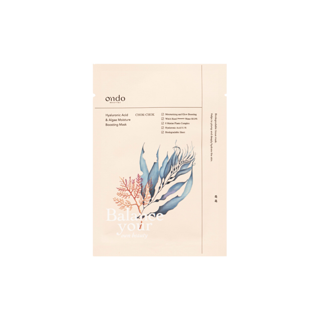 Hyaluronic Acid & Algae Moisture Boosting Mask Chok-Chok