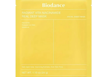 Radiant Vita Niacinamide Real Deep Mask