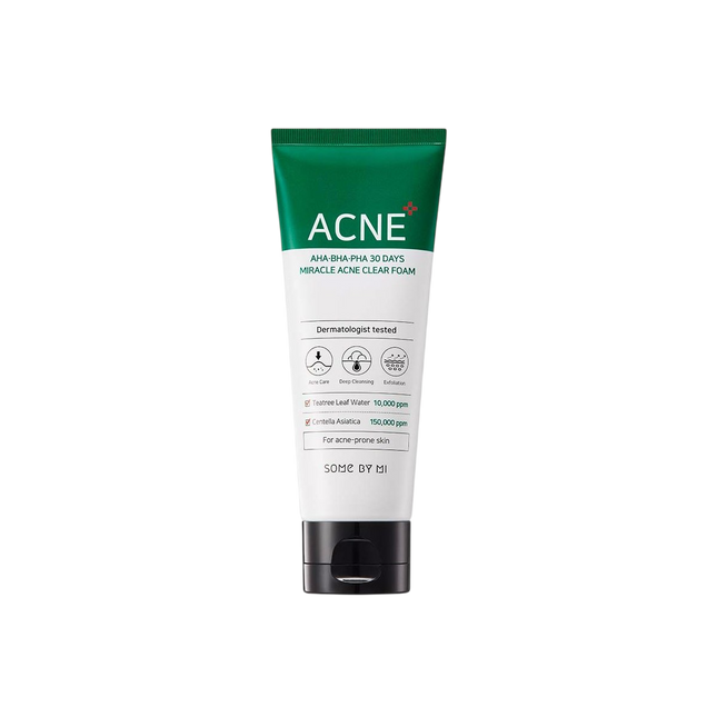 AHA BHA PHA 30 Days Miracle Acne Clear Foam