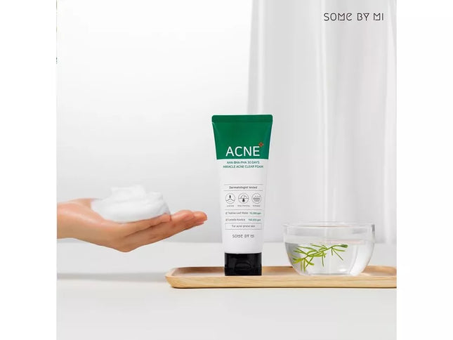 AHA BHA PHA 30 Days Miracle Acne Clear Foam