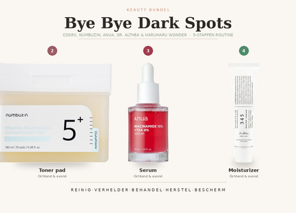 Bye Bye Dark Spots - 5 stappen