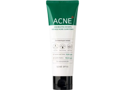 AHA BHA PHA 30 Days Miracle Acne Clear Foam